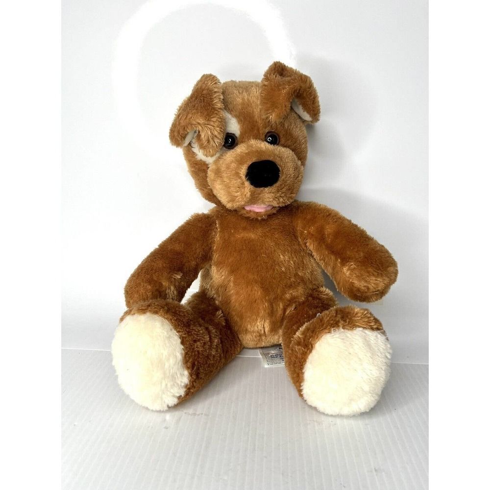 Build-A-Bear Brown Sugar Puppy Stuffed Animal Excellent Used Condition Clean